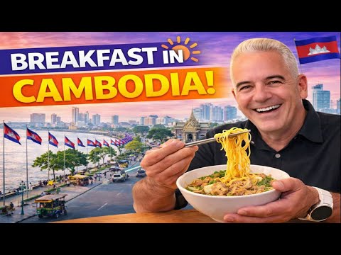 Breakfast in Cambodia 🇰🇭 | From Local Khmer Food to a Full English