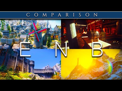 Skyrim ENB Comparison: Cities & Interiors Visual Showcase