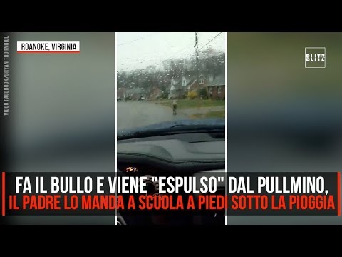 Usa, fa il bullo e lo “sospendono” dallo scuolabus: l’esemplare punizione del padre