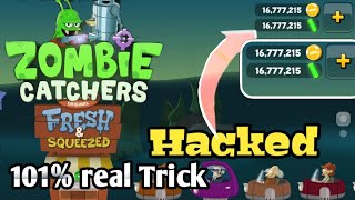 How to hack zombie catchers game||100% real and working trick