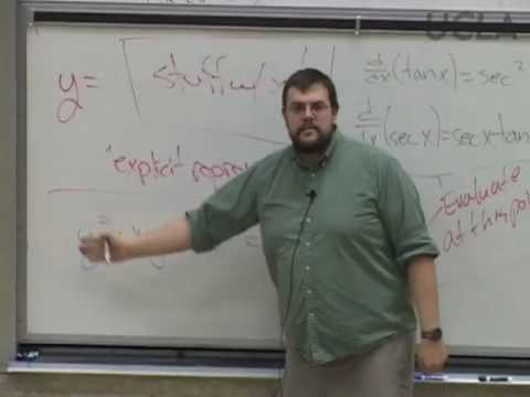 Differential & Integral Calculus, Math 31A, Part 7