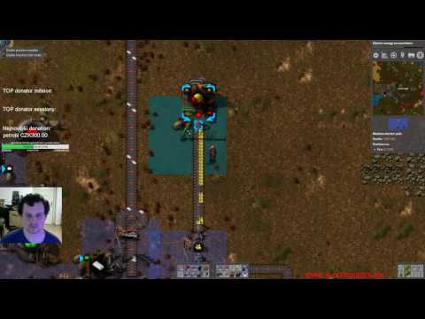 Factorio S05E05 Bob's mod - chemický průmysl, baterie, modrá science, crackování ropy (2017, v0.14)