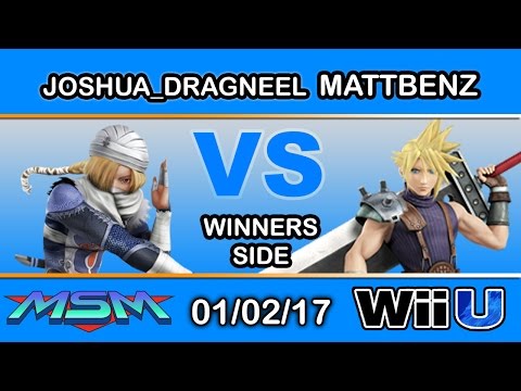 MSM 79 - 8BIT | Joshua_Dragneel (Sheik) Vs. Mattbenz (Cloud) Winners Side - Smash Wii U