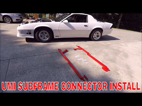 UMI SUBFRAME CONNECTOR INSTALL 82-92 CAMARO F-BODY