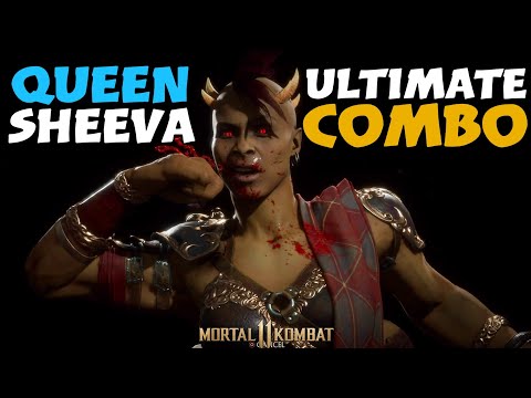 MK11 SHEEVA COMBO TUTORIAL (Mortal Kombat Aftermath Sheeva Gameplay)