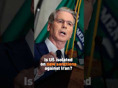 Is the US isolated on new sanctions against Iran?