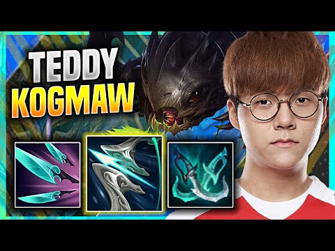 TEDDY IS A BEAST WITH KOG'MAW! - T1 Teddy Plays Kog'maw ADC vs Aphelios! | Season 11