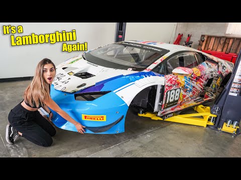 Thumbnail for Rebuilding A Badly Wrecked Lamborghini Race Car Part 1 by Lamborghini Super Trofeo