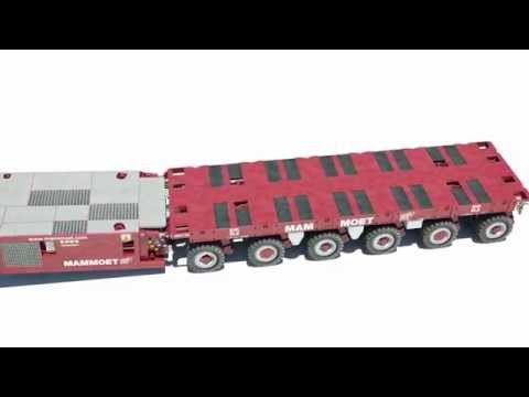 Mammoet Self-Propelled Modular Transporter (SPMT) - Steering