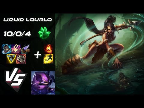Team Liquid Lourlo TOP Nidalee vs Kennen - NA Grandmaster Patch 14.16