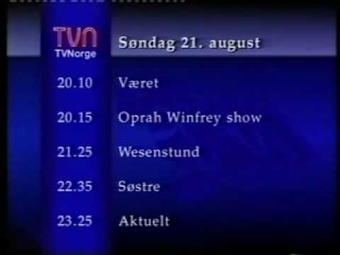 TVNorge avslutning / closedown 1994-08-21