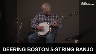 Video thumbnail for NEW Deering Boston 5 string Banjo $1999 BANJO WAREHOUSE ATLANTA by Hohwald Banjo Warehouse