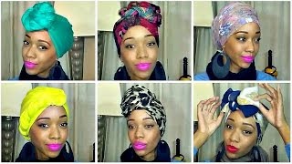 How to Tie a Turban/Headwrap | 10 Different Styles + GIVEAWAY!!!(CLOSED)