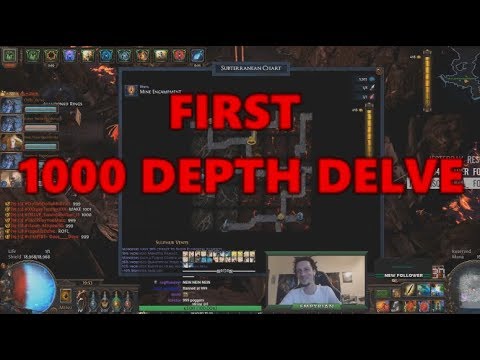 [PoE] Stream Highlights #218 - First 1000 depth Delve (group)