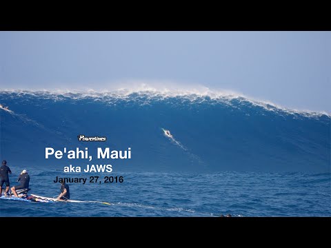 On This Day - Pe'ahi: JAWS, Maui Jan. 27, 2016 Big Wave Session #maui #peahi #powerlinesproductions