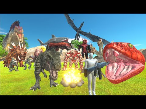 Jurassic World Evolution Camping 98 - FPS Avatar Help T-Rex Survival 24 Hours On A Deserted Island