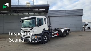 Scania P400 6X2 20 tons HIAB containersystem Retarder Automatic Lift+st hook lift truck | Image 4 - Autoline