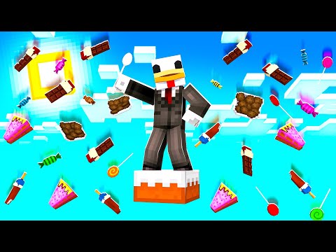 SOPRAVVIVO SOPRA UN SOLO BLOCCO DI TORTA - MINECRAFT ITA
