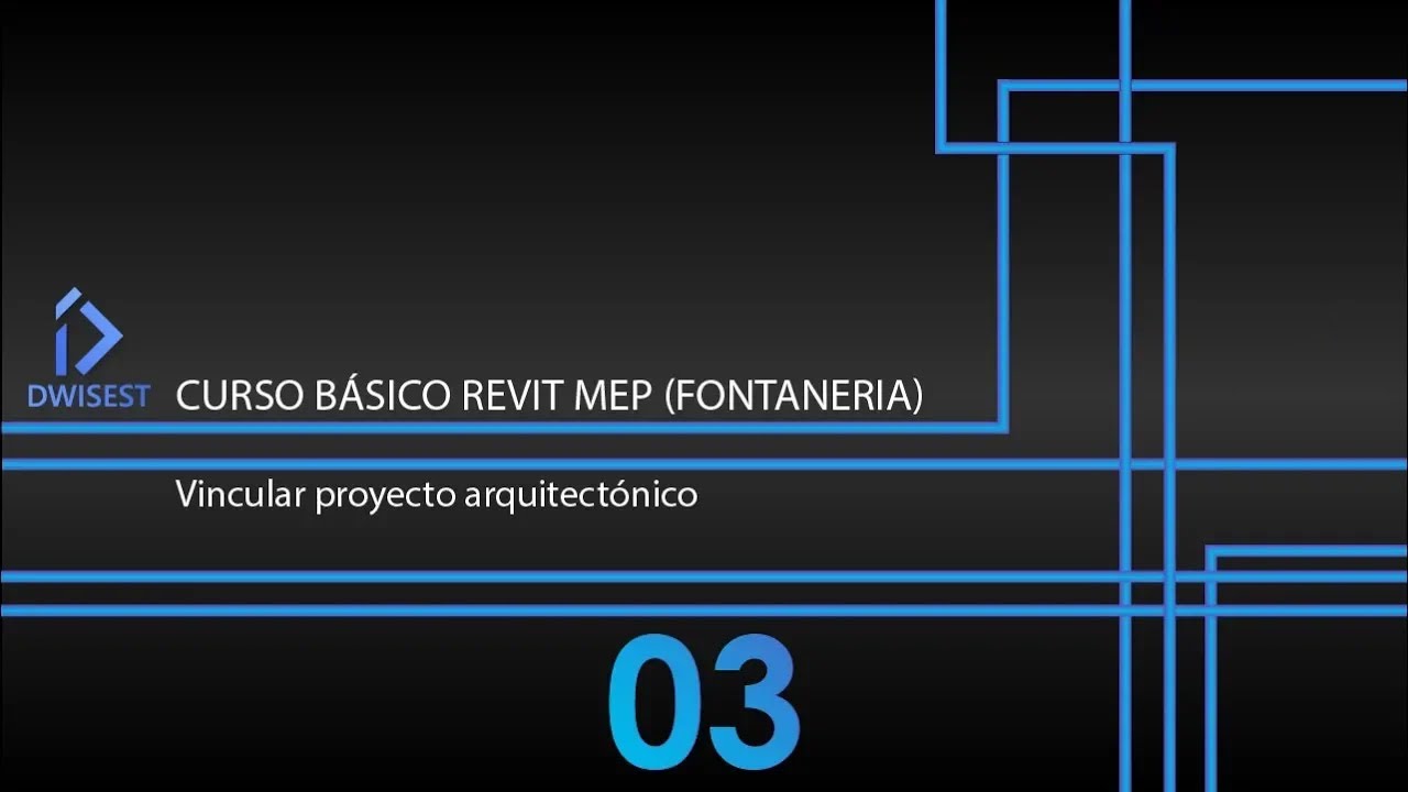 Revit MEP 2019 (Fontaneria) Vincular proyectos arquitectónico - Tutorial básico 03
