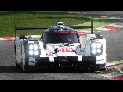 Thumbnail for Porsche 919 Hybrid LMP1 In Action On Track - V4 Turbo Engine Sound by Porsche 919 Hybrid