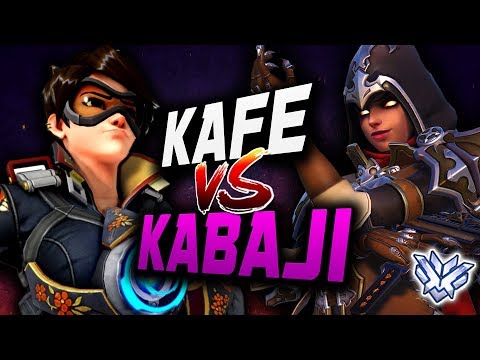 KAFEEE Insane Sombra VS Kabaji Tracer! Who's Best?! [ OVERWATCH SEASON 12 TOP 500 ]
