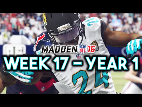 Madden 16 Jaguars Connected Franchise Year 1 - Week 17 @ Texans (Ep.17)