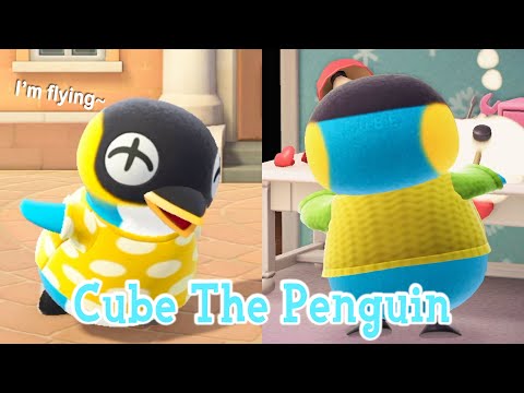Cube The Penguin Lazy Villager Animal Crossing New Horizons ACNH