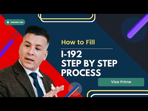 MASTERING USCIS Form I-192 in 2025 Is Crucial For Your FUTURE | How to Fill Out USCIS Form I-192