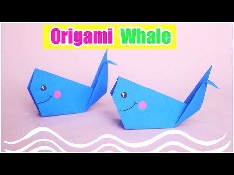 Easy Origami Whale Tutorial | Paper Crafts