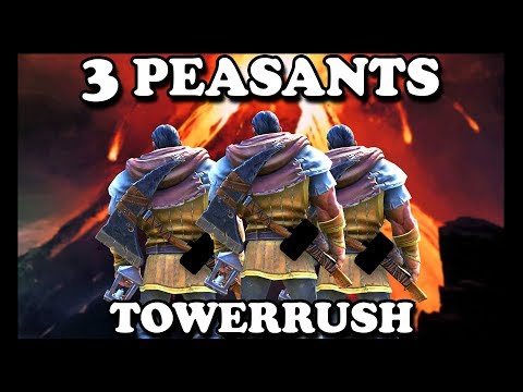 Grubby | WC3 Classic GFX | 3 Peasants TOWERRUSH
