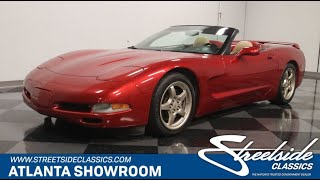 Video Thumbnail for 1999 Chevrolet Corvette Convertible