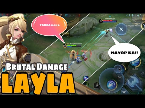 Layla Secret Build 1 hit Combo~MLBB
