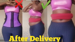 How To Get Flat Tummy After Delivery.How to: Postpartum Bind .Grandma Tips and Tricks