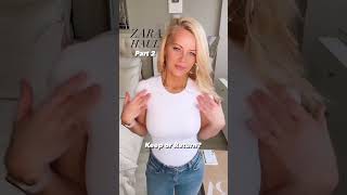 Zara Haul Part 2 | Affordable Clothing For Women | #shortsvideo #shorts #zarahaul