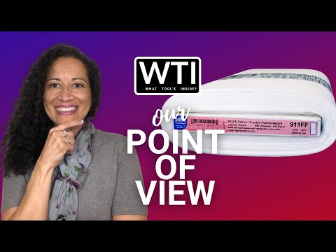 Pellon Fusible Featherweight Fabric - WTI product video review