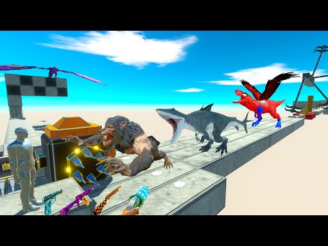 FPS AVATAR RESCUE MISSION in DEADLY PARKOUR 2 - Animal Revolt Battle Simulator