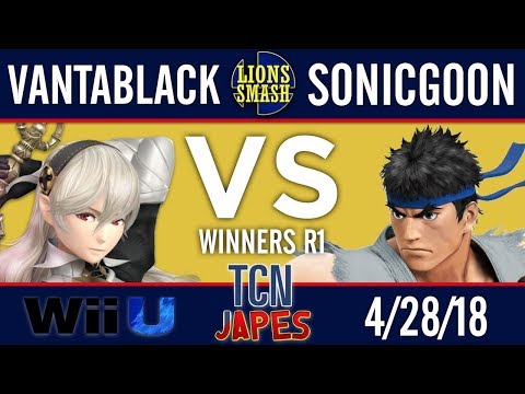 TCNJapes 6 - Vantablack (Corrin) vs SonicGoon (Ryu) - Smash 4 Winners R1