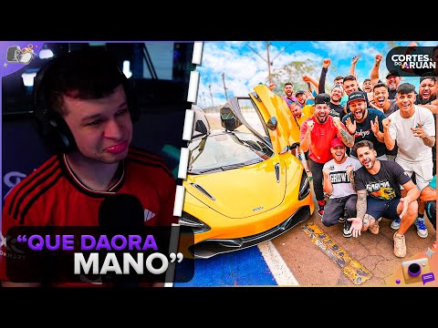 ARUAN REAGE: REAÇÃO DOS MEUS AMIGOS AO VER MEU CARRO NOVO (RENATO GARCIA) - Cortes do Aruan