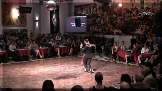 Video thumbnail for Manuela D´orazio, Denny Fernandez, campeones europeos en Salon Canning milonga Parakultural