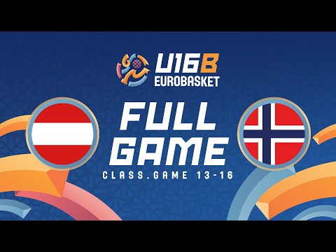 Class. 13-16 | Austria v Norway | Full Basketball Game | FIBA U16 Women's EuroBasket 2025 Div B