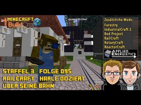 Let´s Play Buildcraft [HD+] S03E095 - Railcraft - Harle doziert über seine Bahn