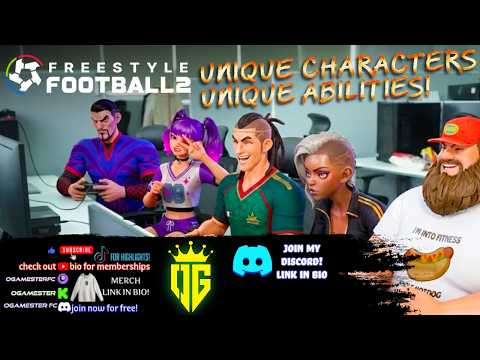 FREESTYLE FOOTBALL 2 SHOWCASES BRILLIANT CHARACTERS WITH UNIQUE IN-GAME ABILITIES