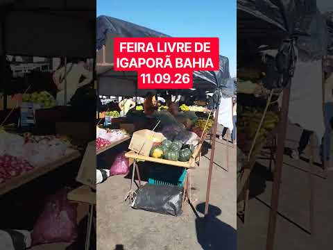 FEIRA livre de Igaporã Bahia 12.09.26 #dicas feiralivre #igaporã