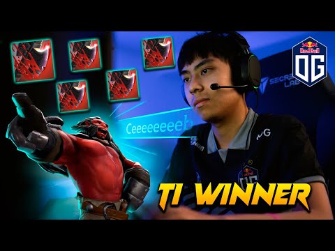 OG.ana Axe - TI WINNER - Dota 2 Pro Gameplay [Watch & Learn]