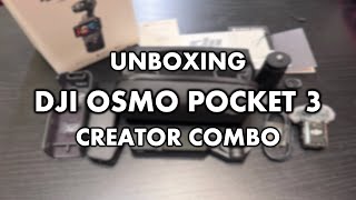 UNBOXING DJI OSMO POCKET 3 - CREATOR COMBO!!!
