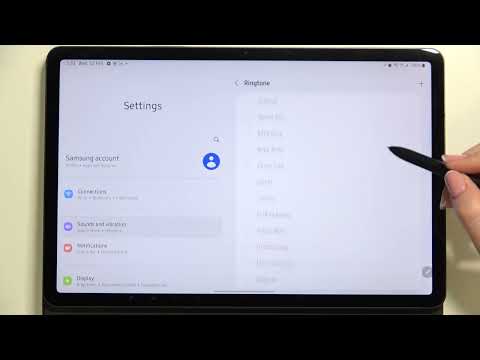 How to Change Ringtone in SAMSUNG Galaxy Tab S8 – Find Ringtone Section