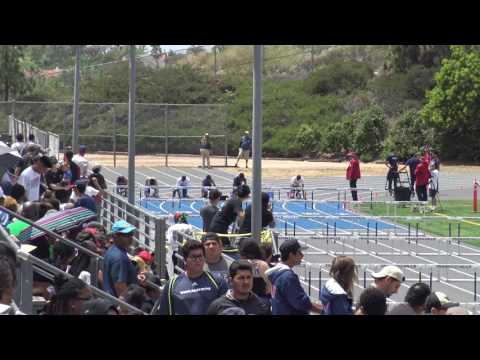 Jose Rubio - 110m Hurdles at CIF SS D1 Prelims 5-13-17 4k