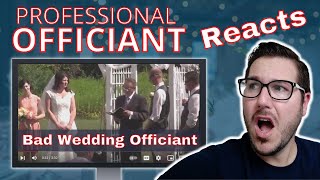 Pro Wedding Officiant Reacts to Horrible Ceremony by Supposed "Officiant".