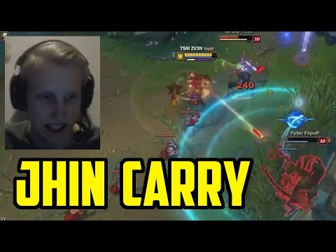 CARRYING ON JHIN! - TSM Zven Stream Highlights (League of Legends)