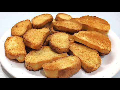 Milk Rusk Toast I Breakfast Recipe I Tea Time Snack😋😍